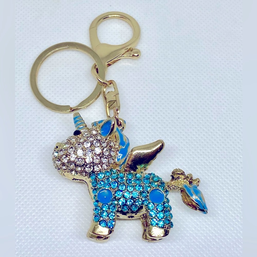 Sparkling Unicorn Keychain, bag charm